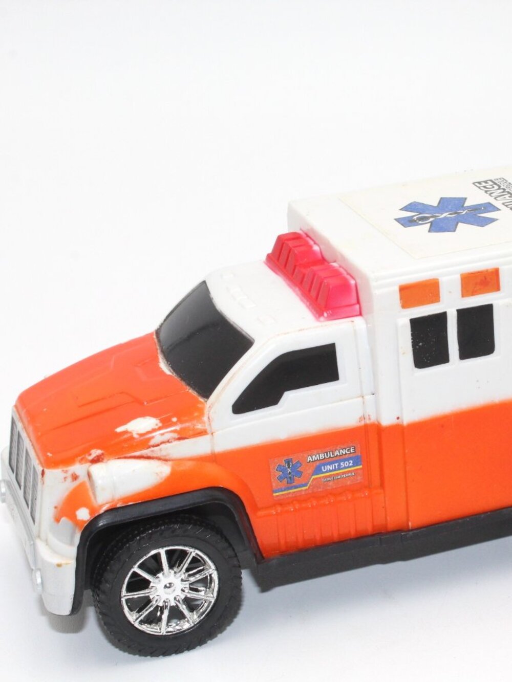 Ambulance Serve the People Unit 502 Emergency Rescue Toy Play Vehicle Unbranded